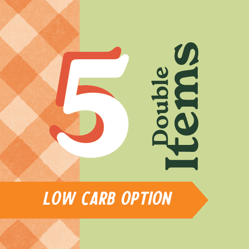 Double 5-Pack Meal Prep (Low Carb)